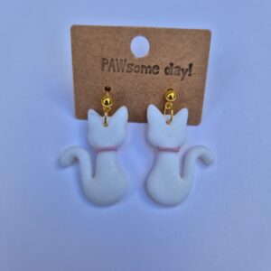 Handgemaakte oorbellen - Wit (incl. verzendkosten)