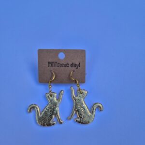 Handgemaakte oorbellen - goud (incl. verzendkosten)